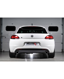 Ligne d'échappement Cat-Back MILLTEK VW Scirocco R 2,0 TSI (2009-2016)