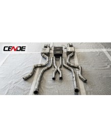Echappement CENDE Exhaust BMW M3 F1 E90/E92/E93 (2007-2013)- Ligne Cat-Back à valves