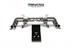 Echappement Inox ARMYTRIX Audi R8 V8 4.2 FSI Coupé/Spyder - Cat Back à valves (2007-2012)