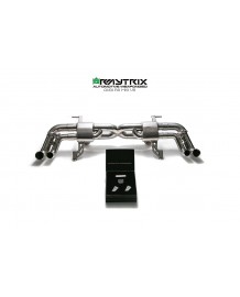 Echappement Inox ARMYTRIX Audi R8 V8 4.2 FSI Coupé/Spyder - Cat Back à valves (2007-2012)