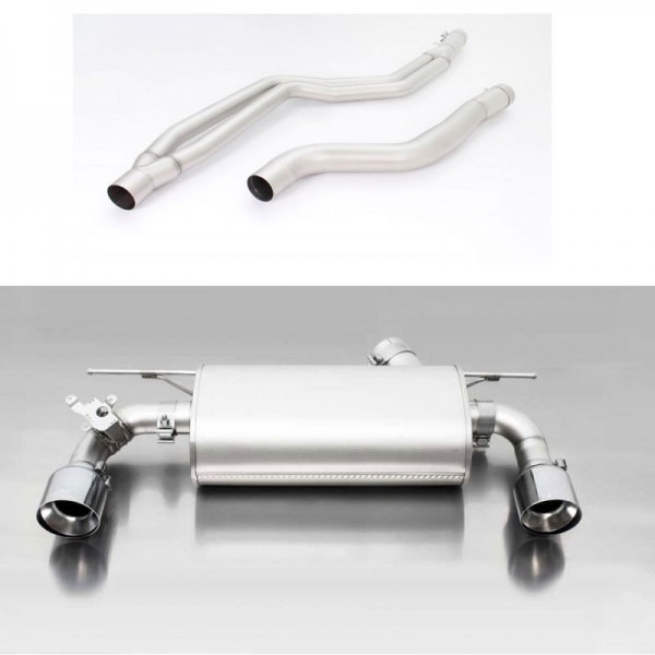 Echappement REMUS BMW M240i(x) F22 F23 340Ch (2015+)- Ligne Cat-Back à valves (Racing)