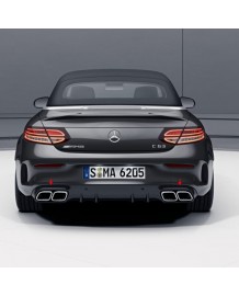 Diffuseur arrière + embouts échappements C63 AMG Facelift Mercedes Classe C Coupé (C/A205) Pack AMG (12/2015+)