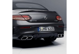 Diffuseur arrière + embouts échappements C63 AMG Facelift Mercedes Classe C Coupé (C/A205) Pack AMG (12/2015+)