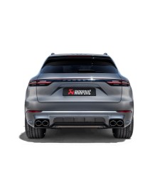 Echappement AKRAPOVIC Porsche Cayenne Turbo & Turbo S E-Hybrid SUV & Coupé (E3/536) (2018+)- Ligne Fap-Back à valves