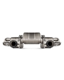 Echappement AKRAPOVIC pour PORSCHE 718 Cayman GT4 + 718 Spyder (2020+)-Silencieux Race