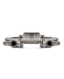 Echappement AKRAPOVIC pour PORSCHE 718 Cayman GT4 + 718 Spyder (2020+)-Silencieux Race