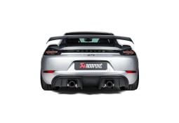 Echappement AKRAPOVIC pour PORSCHE 718 Cayman GT4 + 718 Spyder (2020+)-Silencieux Race