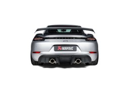 Echappement AKRAPOVIC pour PORSCHE 718 Cayman GT4 + 718 Spyder (2020+)-Silencieux Race