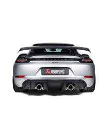 Echappement AKRAPOVIC pour PORSCHE 718 Cayman GT4 + 718 Spyder (2020+)-Silencieux Race