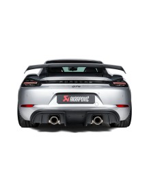 Echappement AKRAPOVIC Porsche 718 Cayman GT4  + 718 Spyder FAP (2020+)-Silencieux Race