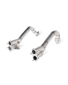 Echappement AKRAPOVIC Porsche 718 Cayman GT4 + 718 Spyder FAP (718)(2020+)-Ligne Cat-Back