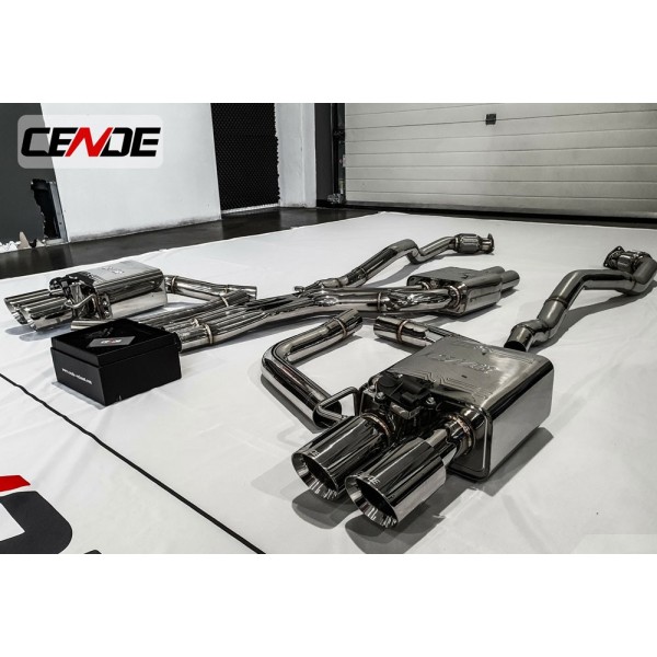 Echappement CENDE Exhaust Audi S5 V6 V8 3,0T/4,2L Coupé (B8/8.5) (2007-2017)- Ligne Cat-Back à valves