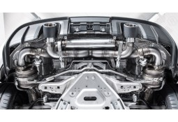 Echappement CARGRAPHIC Porsche Boxster GTS & Spyder / Cayman GT4 4,0l (718/982) (2019+) - Silencieux en X-Pipe à valves Racing