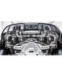 Echappement CARGRAPHIC Porsche Boxster GTS & Spyder / Cayman GT4 4,0l (718/982) (2019+) - Silencieux en X-Pipe à valves Racing