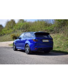 Echappement QUICKSILVER Range Rover Sport 5,0 SVR - Ligne Cat-Back à valves (04/2018+/Facelift)