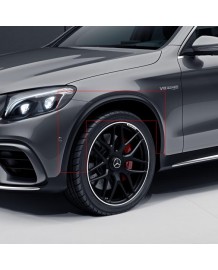 Extensions d'ailes avant GLC43 AMG pour Mercedes GLC SUV + Coupé Pack AMG (2015+/2019+)