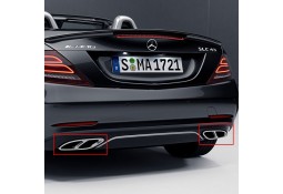 Embouts échappements SLC43 AMG pour Mercedes SLC Essence(R172)(04/2016+)