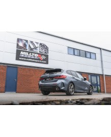Ligne d'échappement inox FAP-Back à valves MILLTEK pour BMW M135i xDrive F40 (2019+)(Homologuée)