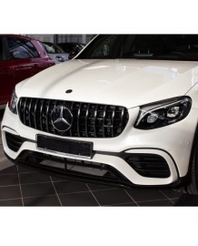 Pare-chocs avant + Calandre Panamerica GLC63 pour Mercedes GLC SUV + Coupé (C/X253)(09/2016-06/2019)