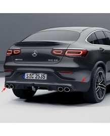 Diffuseur + Embouts échappements GLC43 AMG pour Mercedes GLC Coupé C253 Facelift Pack AMG (07/2019+)