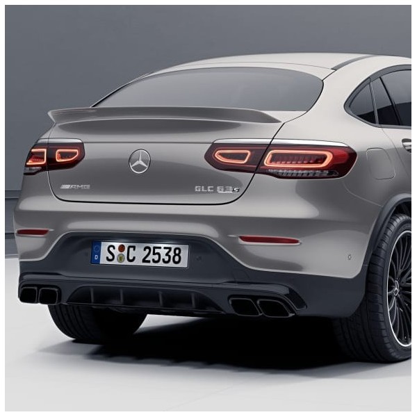 Diffuseur + Embouts échappements GLC63 AMG pour Mercedes GLC Coupé C253 Facelift Pack AMG (07/2019+)