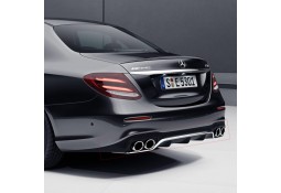 Diffuseur arrière + embouts échappements E53 AMG pour Mercedes Classe E Berline W213 Pack AMG (2016+)