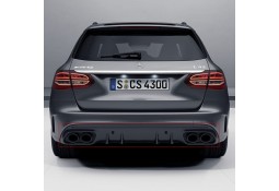 Diffuseur arrière + embouts échappements C43 AMG Facelift Mercedes Classe C Berline/Break (W/S205) Pack AMG (03/2014+)