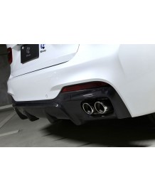 Diffuseur arrière en Carbone 3DDesign pour Bmw X6 F16 Pack M