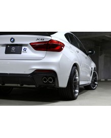 Diffuseur arrière en Carbone 3DDesign pour Bmw X6 F16 Pack M