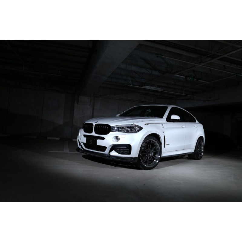 Spoiler Avant Pour BMW X6 F16 Sport (2015-2019) - ABS Noir Brillant - Style Sport, Aérodynamique, Protection - 2