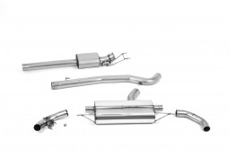 Ligne d'échappement FAP-Back à valves MILLTEK Mercedes CLA45S  / CLA45 AMG (C/X118) (2020+)(Homologué)