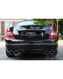 Echappement MEC DESIGN Mercedes Classe C180 C200 C220 C250 4 Cylindres (W/C/S204) -Silencieux look C63 AMG