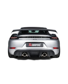 Echappement AKRAPOVIC Porsche 718 Cayman GTS  + 718 Boxster GTS 4,0 FAP (2020+)-Ligne Cat-Back Race