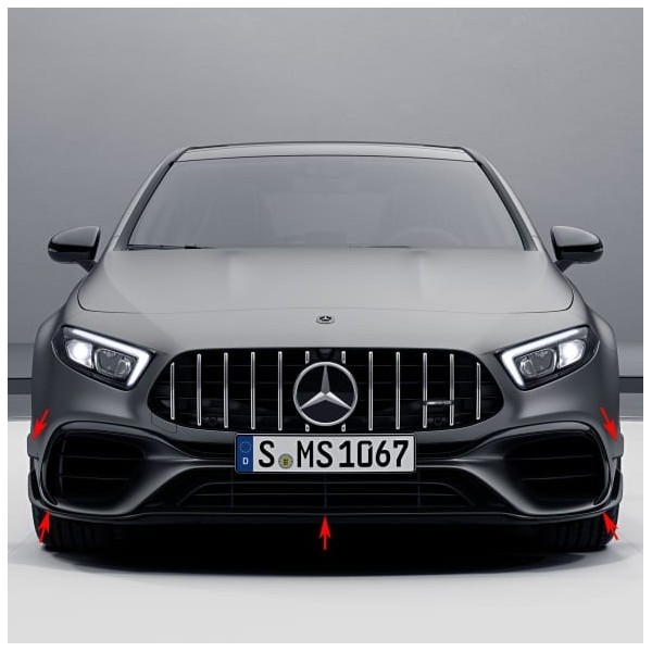 Spoiler avant + flaps A45S AMG pour Mercedes Classe A45 +S (W177)