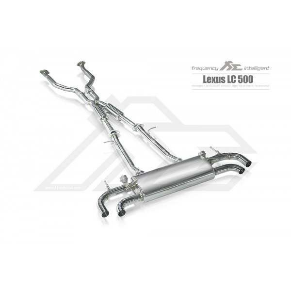 Echappement Fi EXHAUST LEXUS LC500h (2017+)- Ligne Cat/Fap-Back à valves