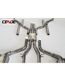 Echappement CENDE Exhaust Mercedes C63 AMG W/C/S204 (2007-2013)- Ligne complète à valves