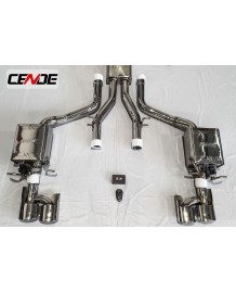 Echappement CENDE Exhaust Mercedes C63 AMG W/C/S204 (2007-2013)- Ligne complète à valves