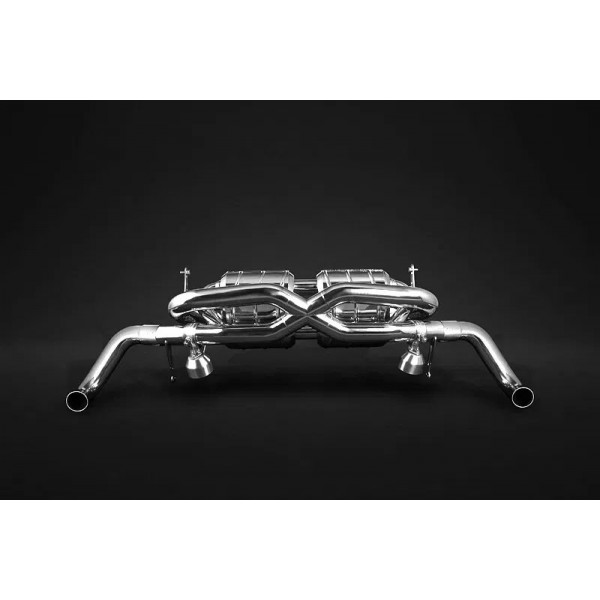 Echappement CAPRISTO Audi R8 V10 GT, PLUS & LMX (2012-2015) - Silencieux à valves (Homologué)