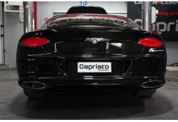 Echappement CAPRISTO BENTLEY Continental GT (03/2018+) - Ligne Cat/Fap-Back à valves
