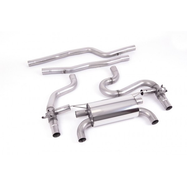 Ligne d'échappement FAP-Back à valves MILLTEK BMW M2 Compétition (F87N) (2019+) (Racing-New Equal Length System)