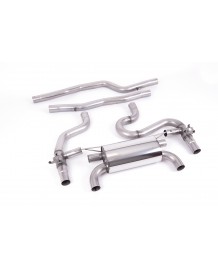 Ligne d'échappement FAP-Back à valves MILLTEK BMW M2 Compétition (F87N) (2019+) (Racing-New Equal Length System)