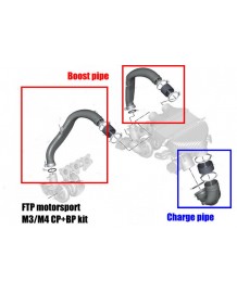 Kit Boost & Charge Pipes FTP Motorsport BMW M2 Competition (F87) & BMW M3 F80 M4 F82 F83