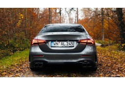 Diffuseur LORINSER + Embouts d'échappement Mercedes Classe A (W/V177) Pack AMG (2018+)