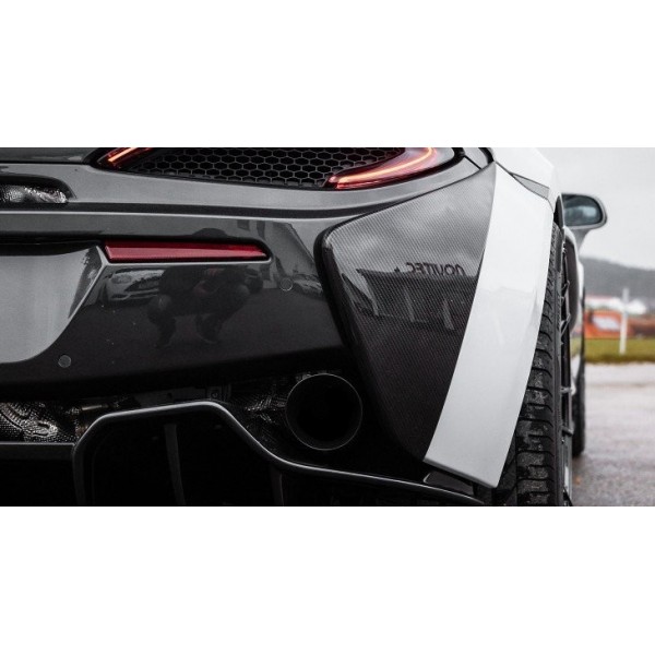 Extensions latérales de pare-chocs arrière Carbone NOVITEC McLaren 620R