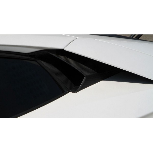 Prises d'air latérales vitres Carbone NOVITEC Lamborghini Aventador (+S) Coupé & Roadster