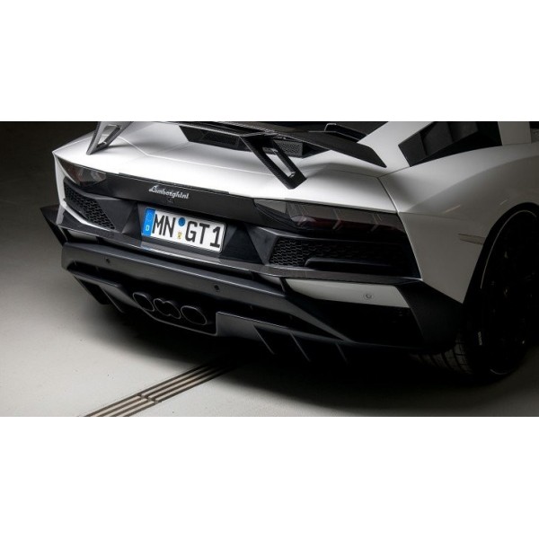 Extension de pare-chocs arrière Carbone NOVITEC Lamborghini Aventador S Coupé & Roadster