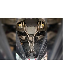 Echappement sport inox QUICKSILVER Jaguar F-Pace SVR 5,0 (2019+)-Ligne FAP-Back à valves