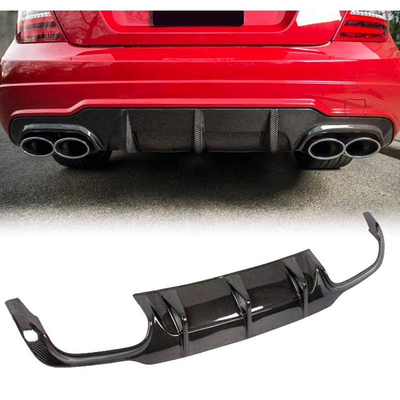 Cache Filtre à Air Carbone Brillant Noir Pour Mercedes C63 AMG W204 (2012-2014) - Marque JCING, 3 Pièces