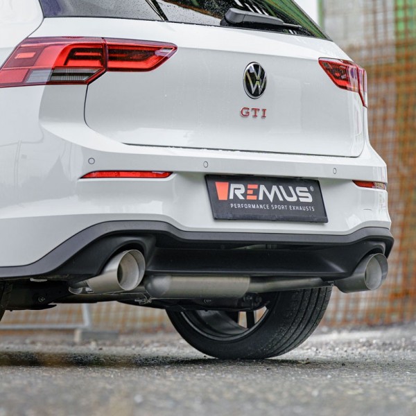 Echappement REMUS Golf 8 GTI 2,0 TSI 245ch FAP (2021+)- Ligne Fap-Back (Racing) Echappement REMUS Golf 8 GTI 2,0 TSI 245ch FAP (2021+)- Ligne Fap-Back (Racing)