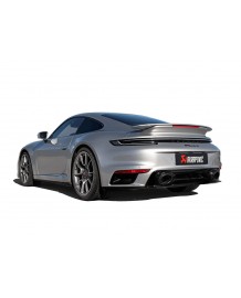 Echappement AKRAPOVIC Porsche 992 Turbo + S  OPF/FAP (2021+)- Silencieux à valves RACE